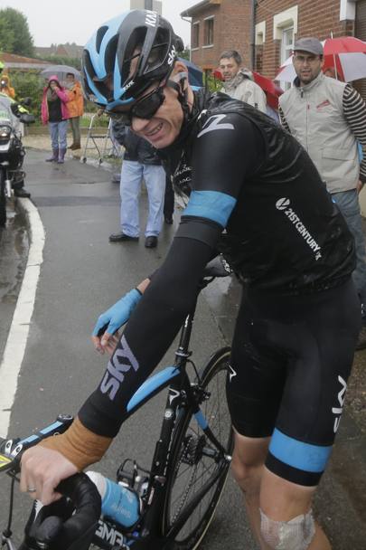 Smorfia di dolore per l&#39;ultimo re del Tour de France (Ap)